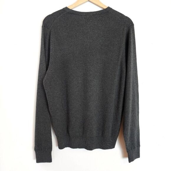 NWT Cutter & Buck Lakemont Tri-Blend Mens V-Neck Pullover Grey Sweater Size Smal - Picture 7 of 13